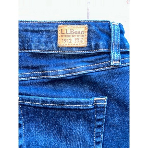 NWOT Women’s Size 10R LL Bean Beanflex Favorite Fit Denim Blue Jeans - Picture 9 of 9